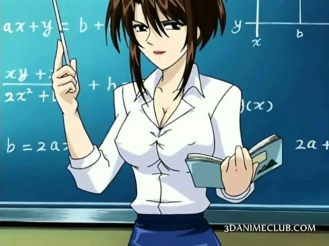 Free Mobile Porn - Anime School Teacher In Short Skirt Shows ...